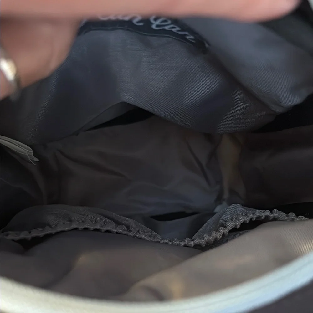 Lug Gray and Black Crossbody Bag Durable Compact Design - Picture 8 of 10